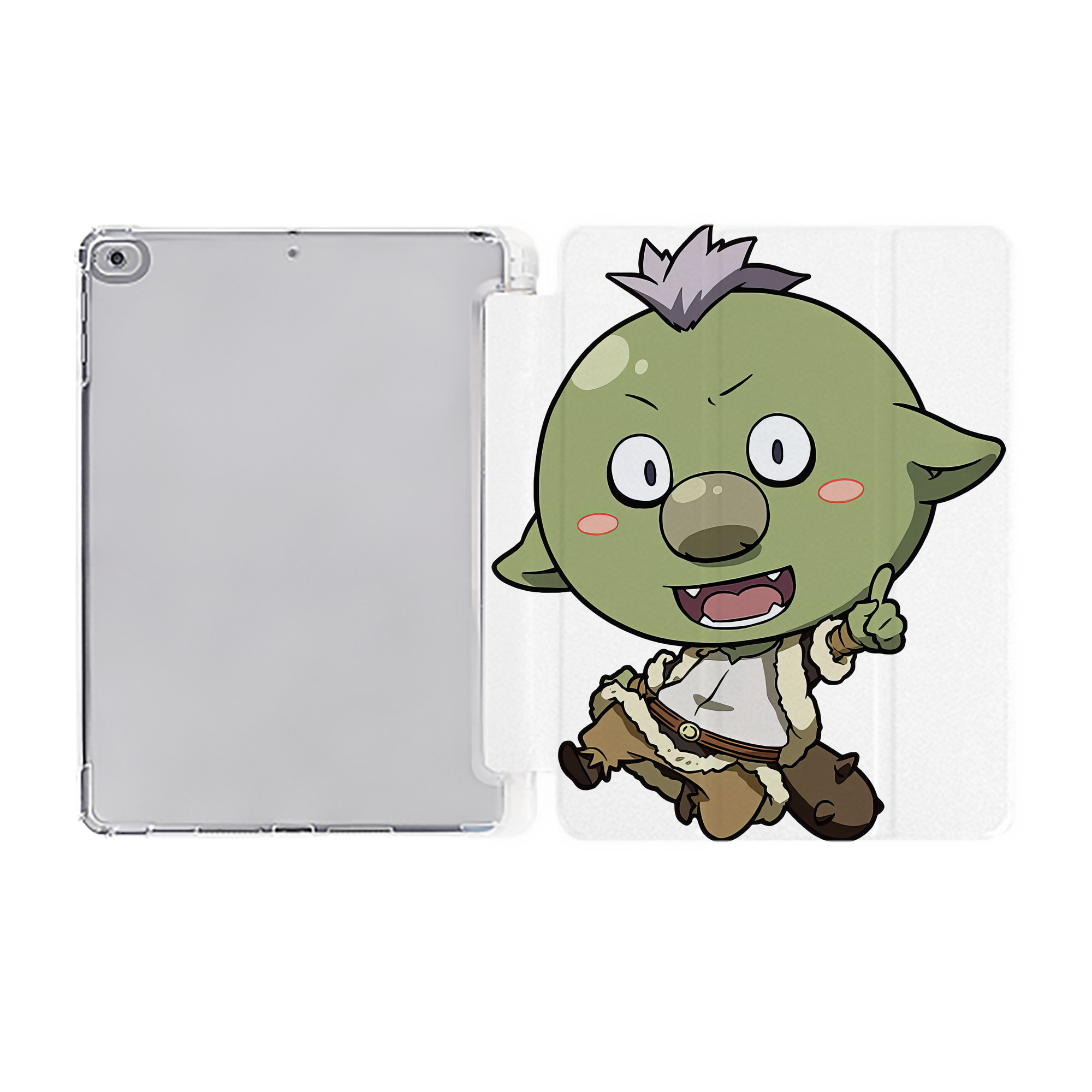 （画像用） 転スラ Regarding Reincarnated to Slime IPad ケース ペン収納付き 三つ折りスタンド PUレザー×シリコン 対応機種9.5/10.5/10.9インチ